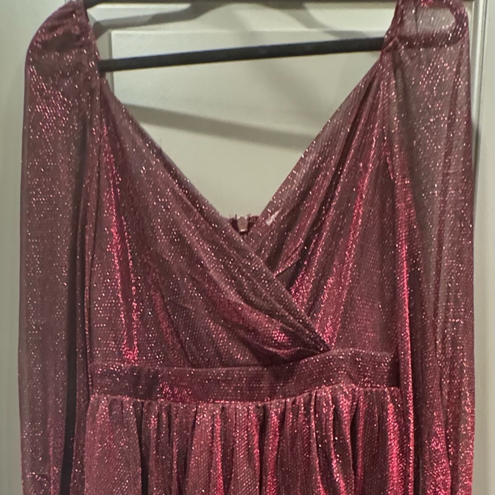 Baltic Born Octavia dress in mulberry